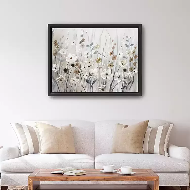 Misty Meadow Black Framed Canvas Art Print>Kirklands Home Cheap
