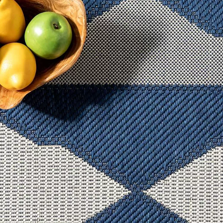 mitchell_blue_geo_diamonds_outdoor_rug_x_2-1.webp Mitchell Blue Geo Diamonds Outdoor Rug, 5x8>Kirklands Home Cheap