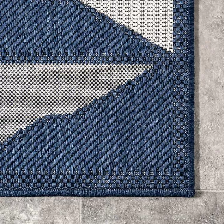 mitchell_blue_geo_diamonds_outdoor_rug_x_4.webp Mitchell Blue Geo Diamonds Outdoor Rug, 8x10>Kirklands Home Hot