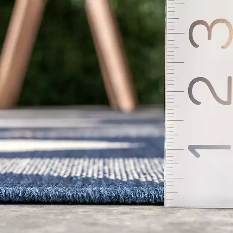 mitchell_blue_geo_diamonds_outdoor_rug_x_6.webp Mitchell Blue Geo Diamonds Outdoor Rug, 8x10>Kirklands Home Hot