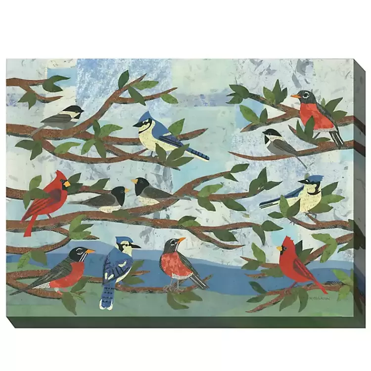 Mixed Company Outside Canvas Art Print>Kirklands Home Clearance