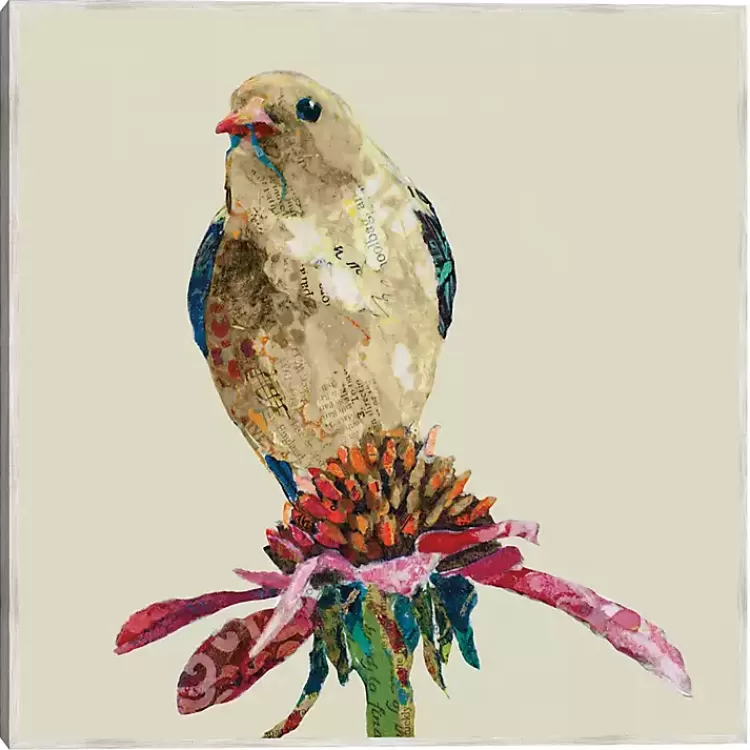 Mixed Media Bird II Framed Canvas Art Print>Kirklands Home Shop