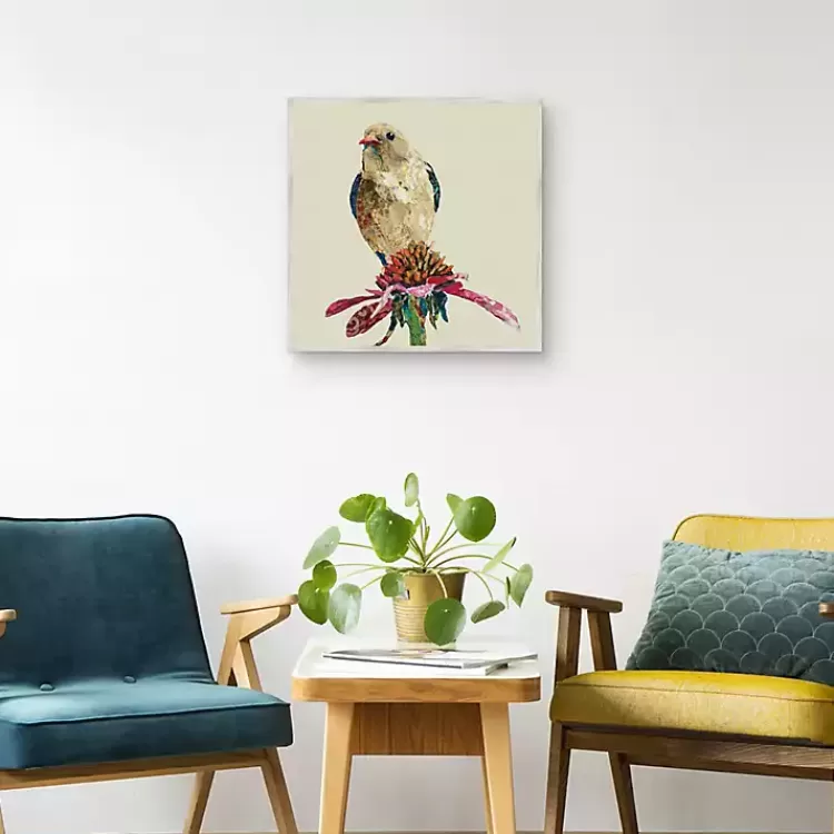Mixed Media Bird II Framed Canvas Art Print>Kirklands Home Shop