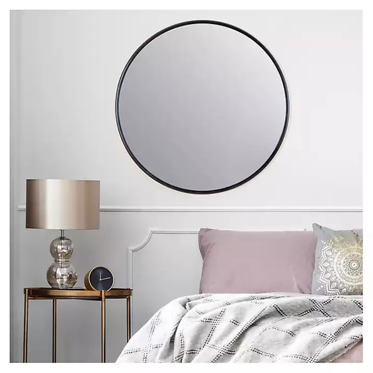 Modern Metal Round Wall Mirror>Kirklands Home Best Sale