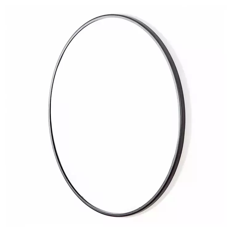 modern_black_metal_round_wall_mirror_4.webp Modern Metal Round Wall Mirror>Kirklands Home Best Sale