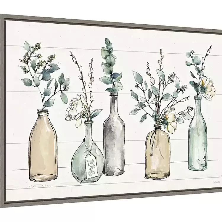 Modern Farmhouse Floral Framed Canvas Art Print>Kirklands Home Cheap