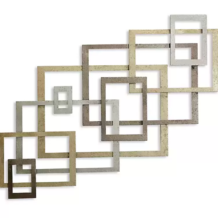 Modern Glossy Squares Wall Sculpture>Kirklands Home Cheap