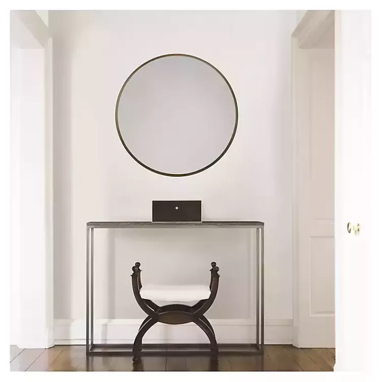 Modern Metal Round Wall Mirror>Kirklands Home Hot