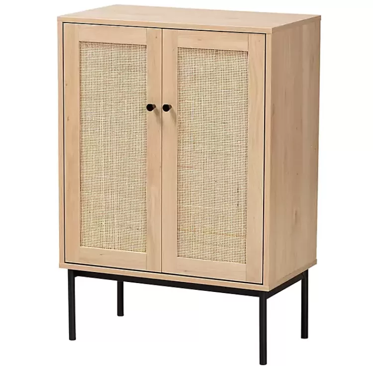 Modern Natural Wood Rat Cabinet>Kirklands Home Clearance