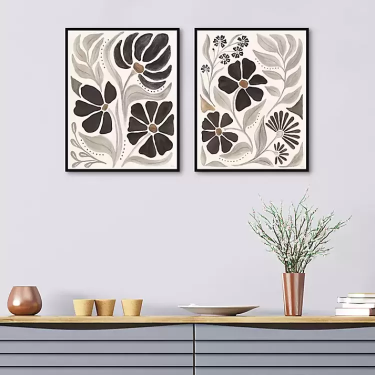 modern_petals_framed_canvas_art_prints_set_of__3.webp Modern Petals Framed Canvas Art Prints, Set of 2>Kirklands Home Flash Sale