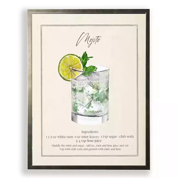 Mojito Framed Art Print>Kirklands Home Flash Sale