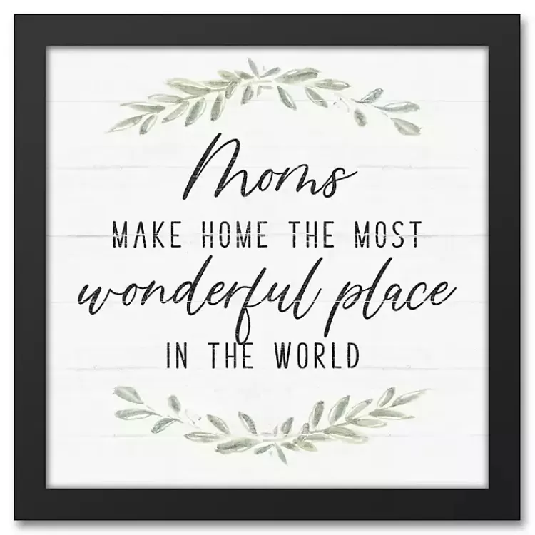 Mom Make Home Wonderful Framed Canvas Print>Kirklands Home Shop