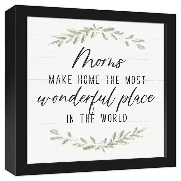 Mom Make Home Wonderful Framed Canvas Print>Kirklands Home Shop