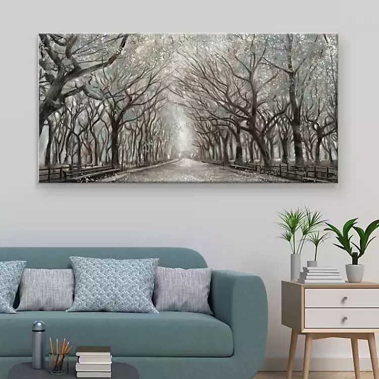 Momentary Quiet Platinum Panel Canvas Art Print>Kirklands Home Shop