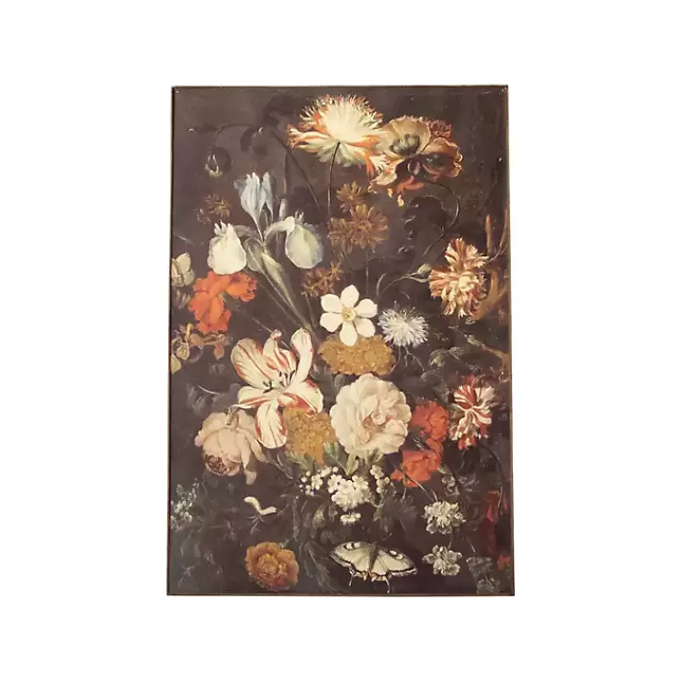 Moody Mixed Bouquet Canvas Art Print>Kirklands Home Outlet