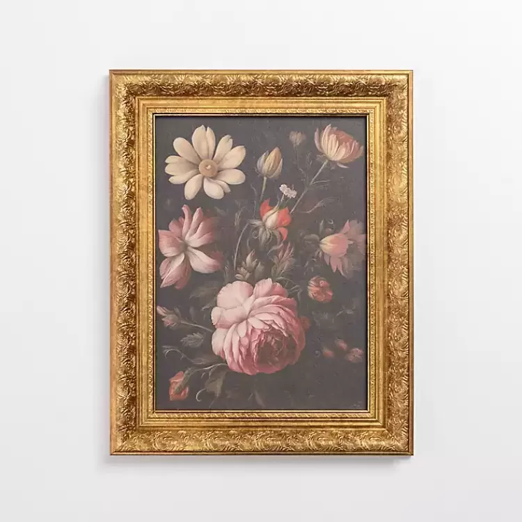 Moody Mixed Floral Framed Art Print>Kirklands Home Outlet