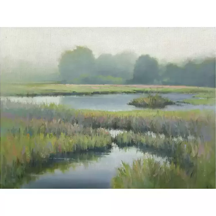 Morning at Edmund's Marsh Canvas Art Print>Kirklands Home Outlet