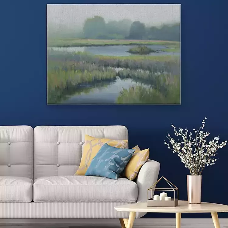 Morning at Edmund's Marsh Canvas Art Print>Kirklands Home Outlet