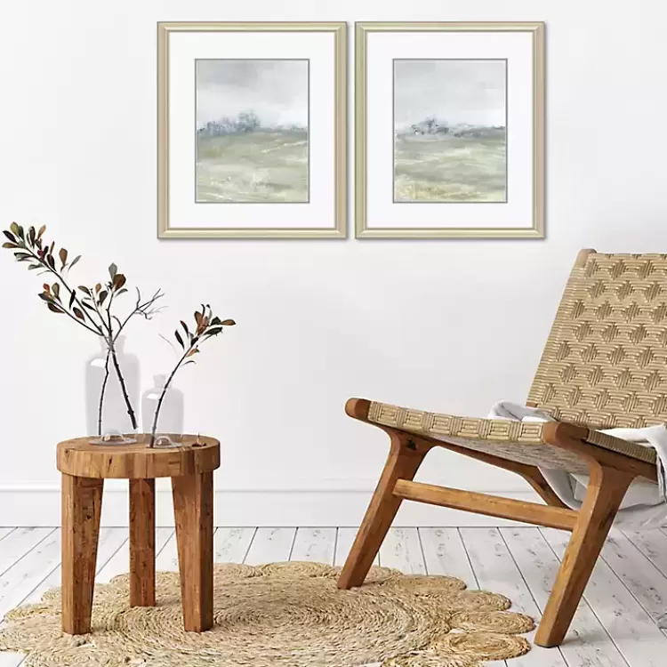 Morning Mist Framed Canvas Art Prints, Set of 2>Kirklands Home Store