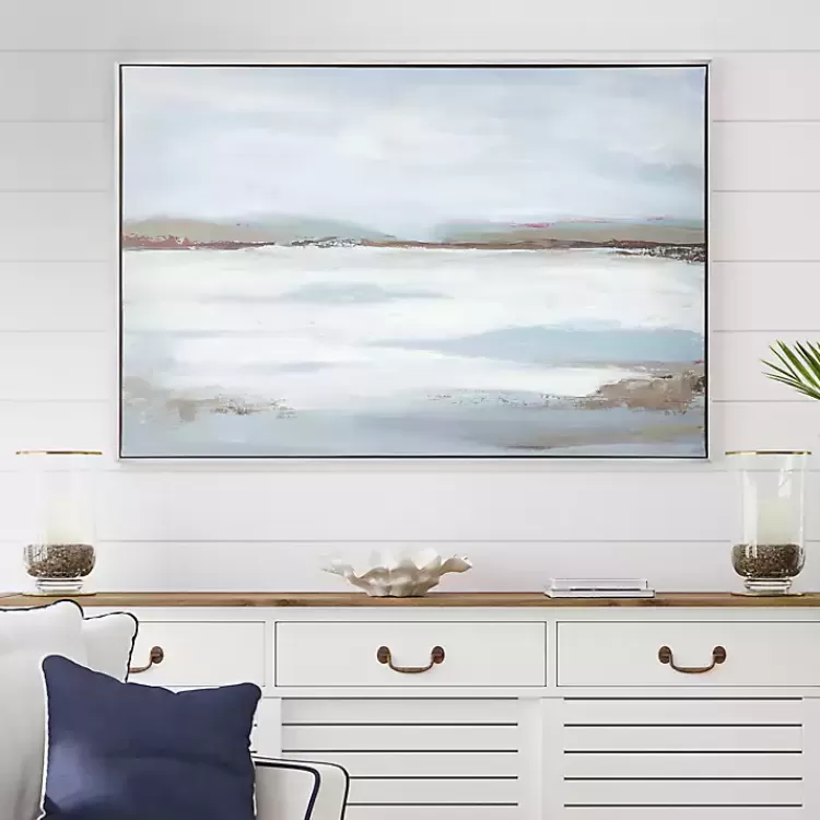 Morning Sea Framed Canvas Art Print>Kirklands Home Discount