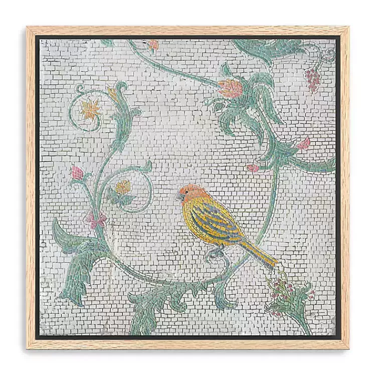 Mosaic Bird I Framed Canvas Art Print>Kirklands Home Flash Sale