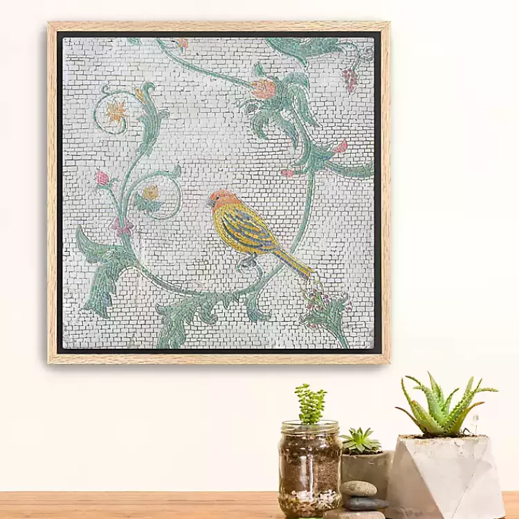 Mosaic Bird I Framed Canvas Art Print>Kirklands Home Flash Sale