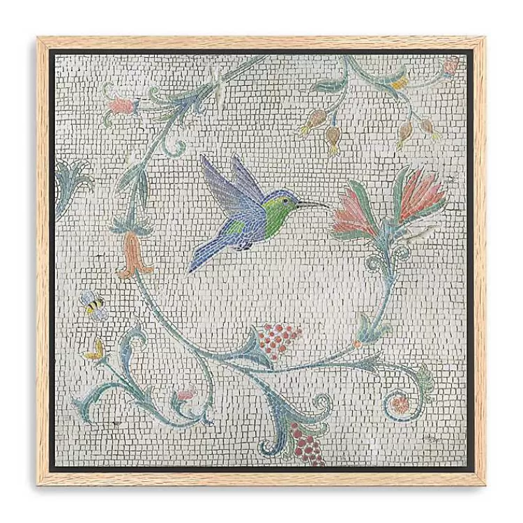 Mosaic Bird II Framed Canvas Art Print>Kirklands Home New