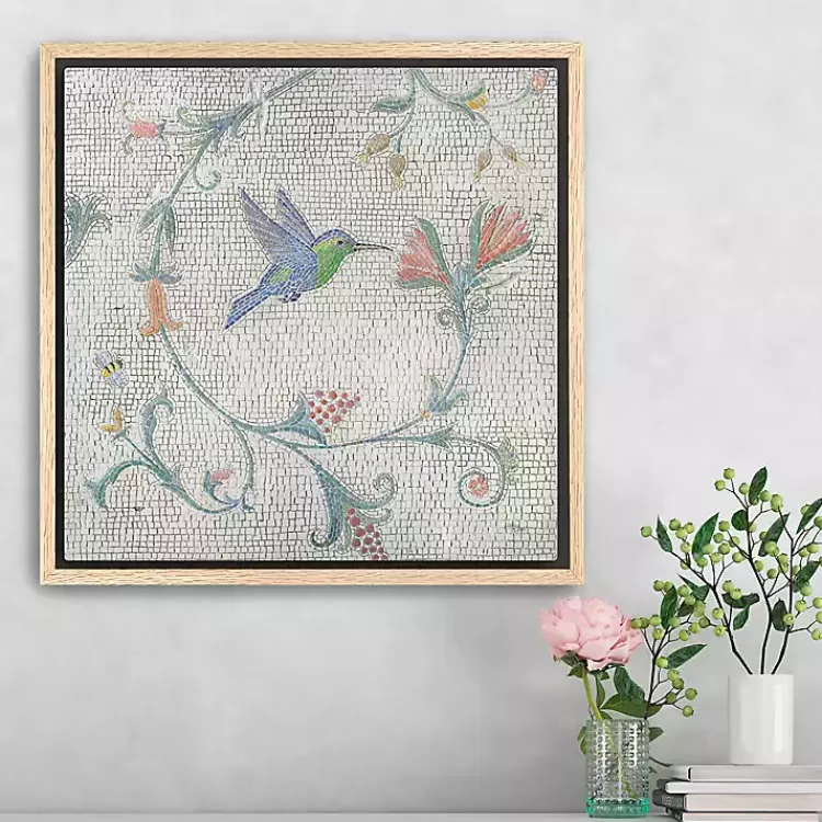 Mosaic Bird II Framed Canvas Art Print>Kirklands Home New