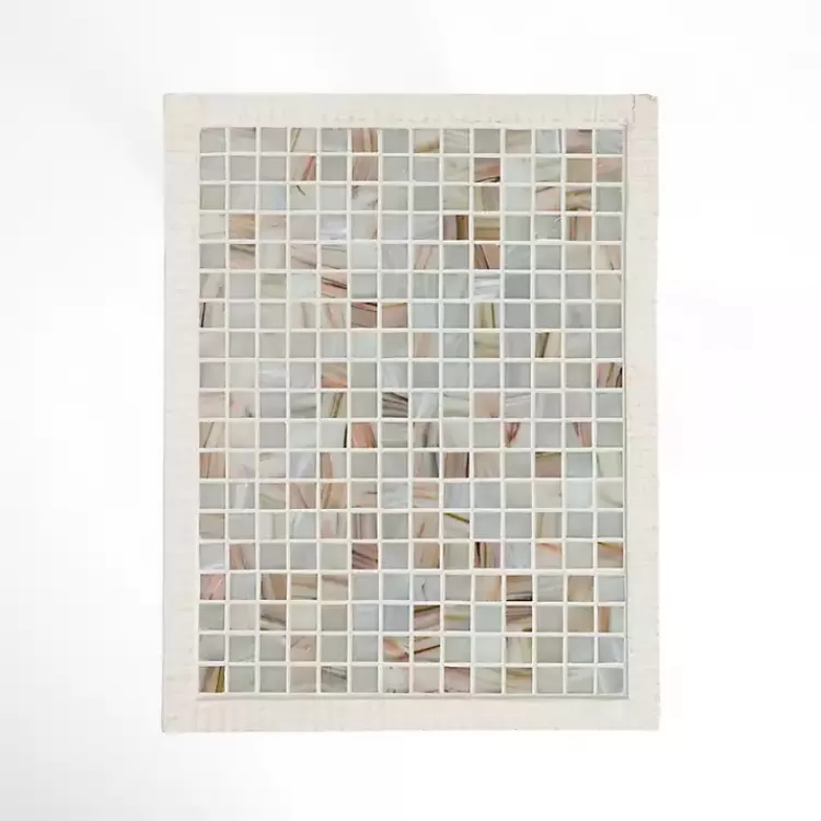 mosaic_tile_white_wood_ctable_5.webp Mosaic Tile White Wood C-Table>Kirklands Home Best Sale