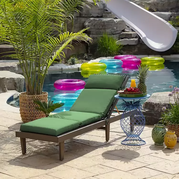 Moss Leala Texture Outdoor Chaise Cushion>Kirklands Home Best