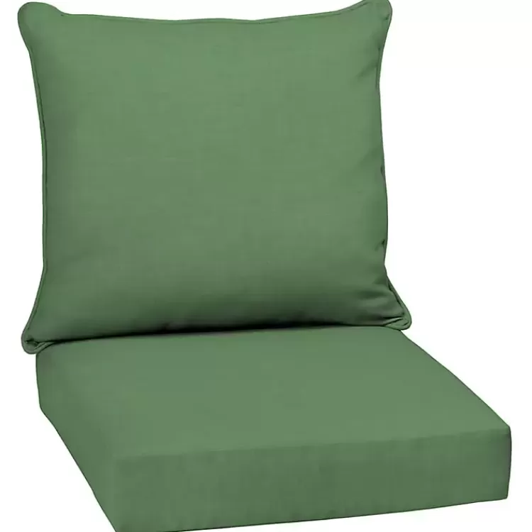 Moss Leala Texture Outdoor Deep Seat Cushions>Kirklands Home Discount