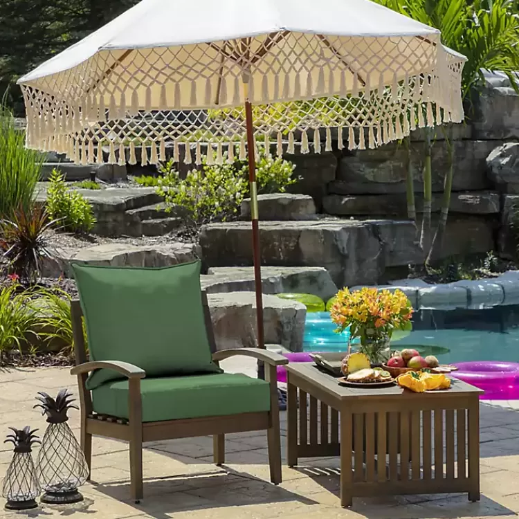 Moss Leala Texture Outdoor Deep Seat Cushions>Kirklands Home Discount