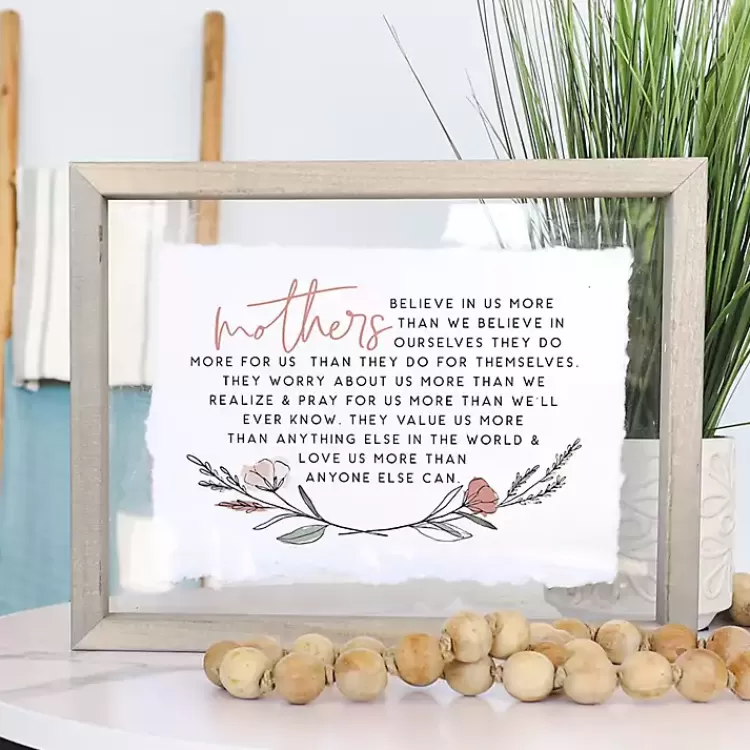Mothers Believe in Us Framed Wall Plaque>Kirklands Home New