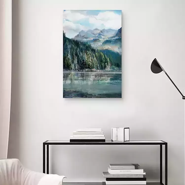 Mountain Lakes II Canvas Art Print>Kirklands Home Discount