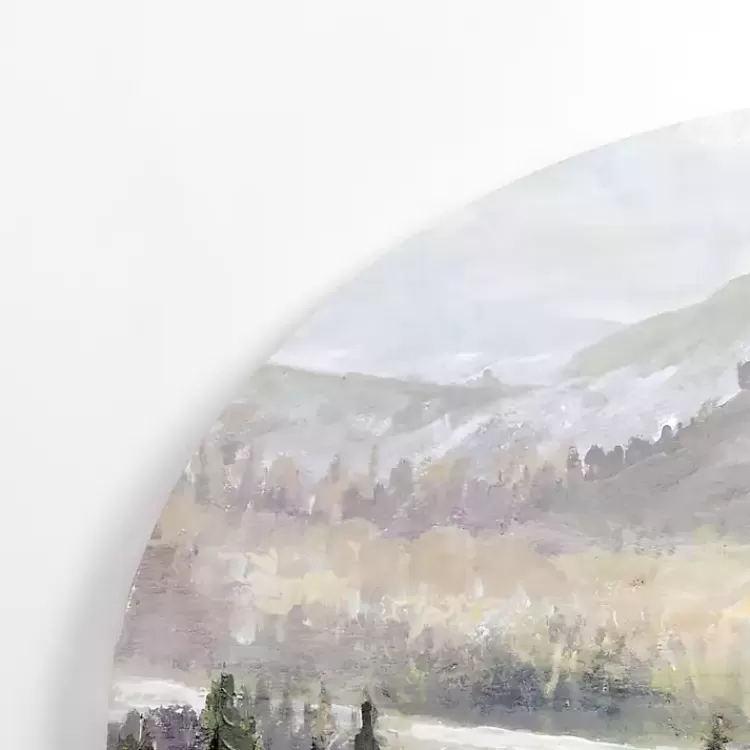 Mountain Top Forest Arched Canvas Art Print>Kirklands Home Clearance