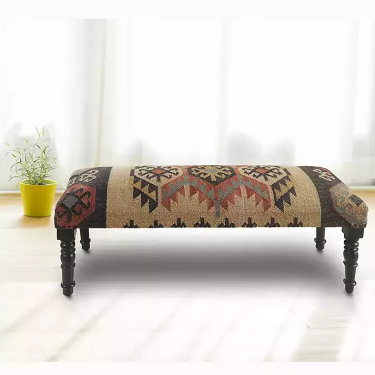Color Bohemian Bench>Kirklands Home Clearance