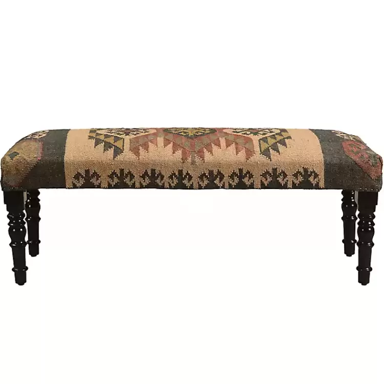 Color Bohemian Bench>Kirklands Home Clearance