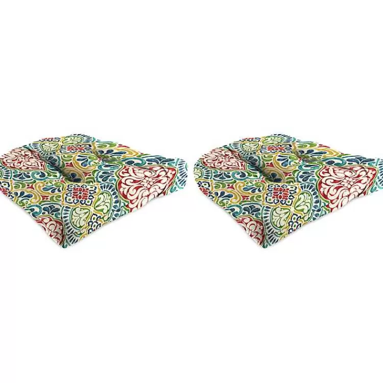 Multi Fiorella Outdoor Wicker Cushions, Set of 2>Kirklands Home Hot