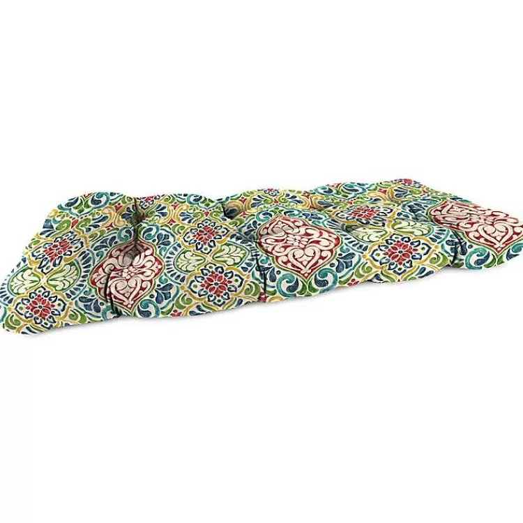 Multi Fiorella Outdoor Wicker Loveseat Cushion>Kirklands Home Best Sale