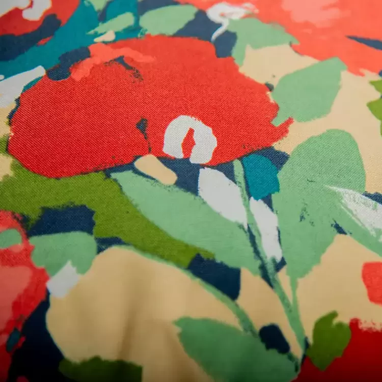 Multicolor Abstract Floral Outdoor Pillow, 22 in.>Kirklands Home Discount