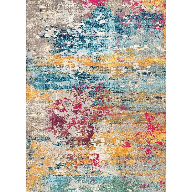 color Abstract Pattern Area Rug, 7x10>Kirklands Home Hot