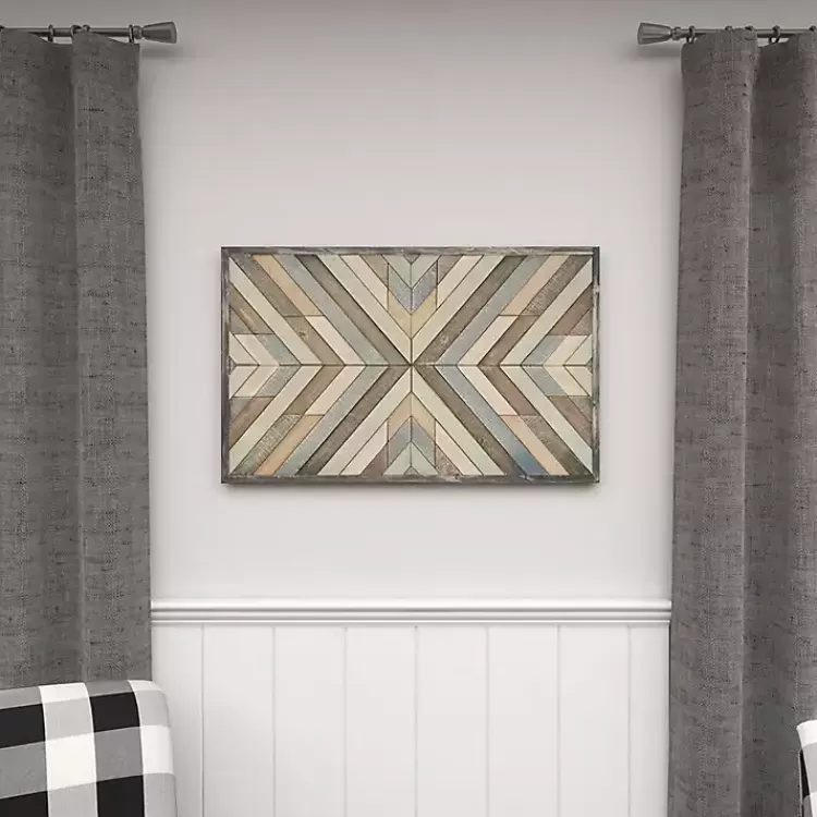 multicolor_criss_cross_chevron_wood_wall_plaque_10.webp Multicolor Criss Cross Chevron Wood Wall Plaque>Kirklands Home Sale