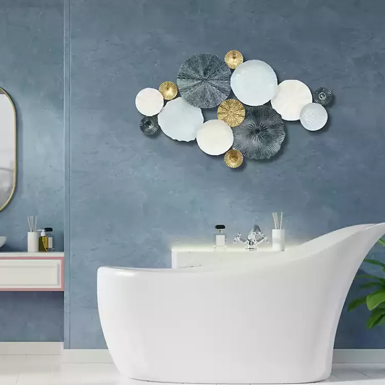 Multicolor Round Panel Sasha Wall Plaque>Kirklands Home Outlet