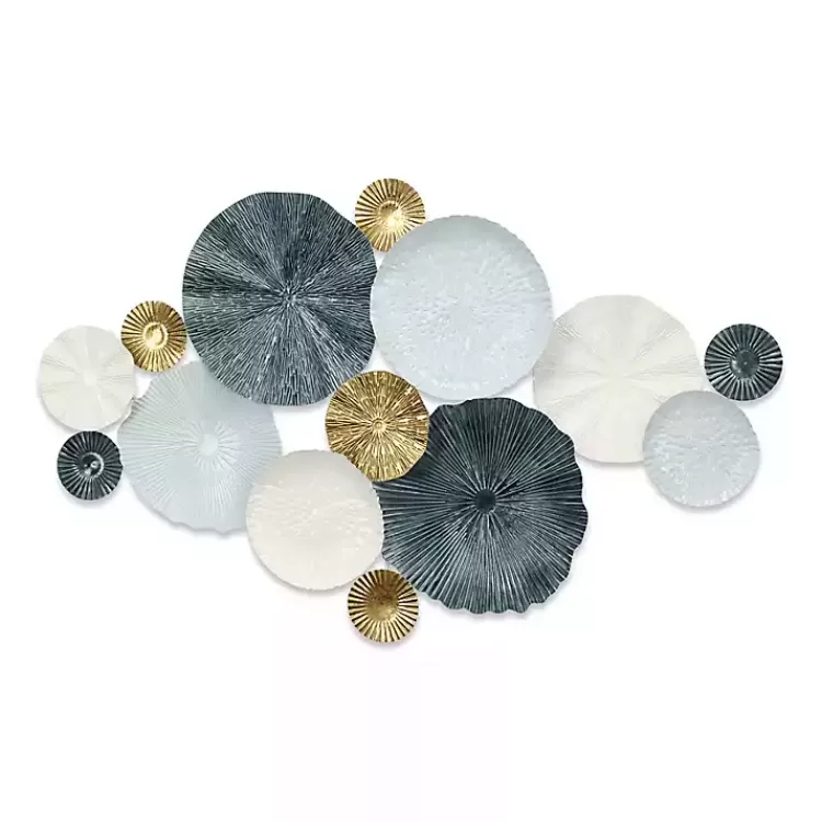 Multicolor Round Panel Sasha Wall Plaque>Kirklands Home Outlet