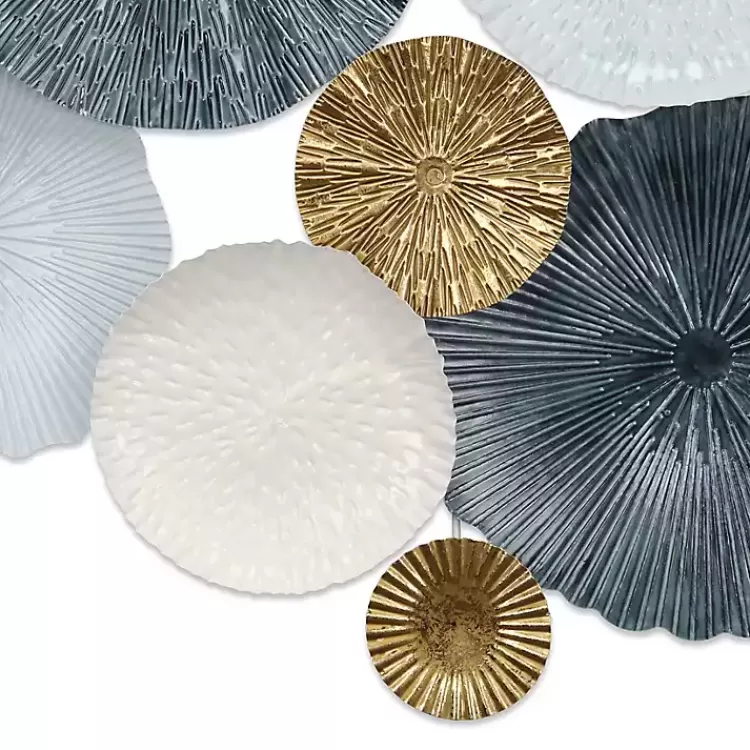 Multicolor Round Panel Sasha Wall Plaque>Kirklands Home Outlet