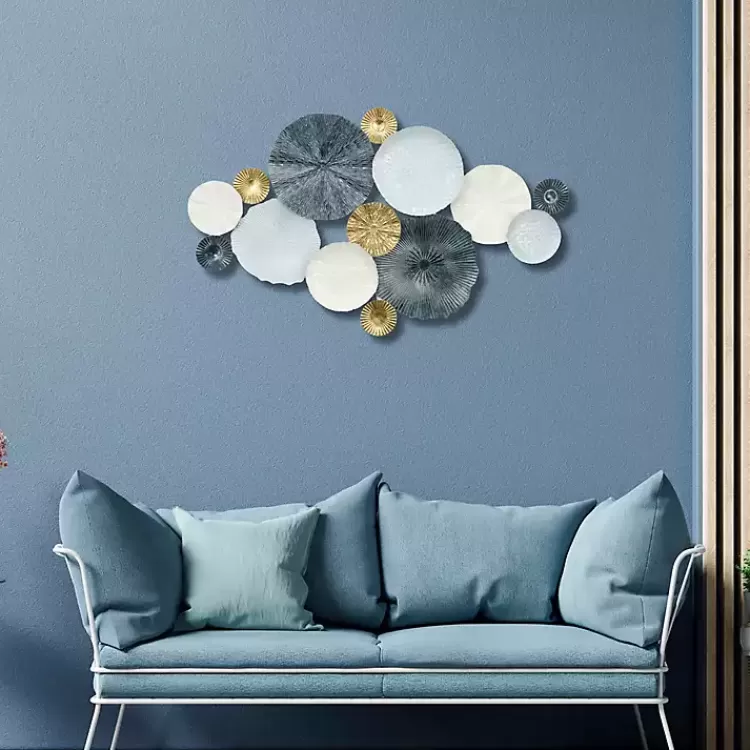 Multicolor Round Panel Sasha Wall Plaque>Kirklands Home Outlet