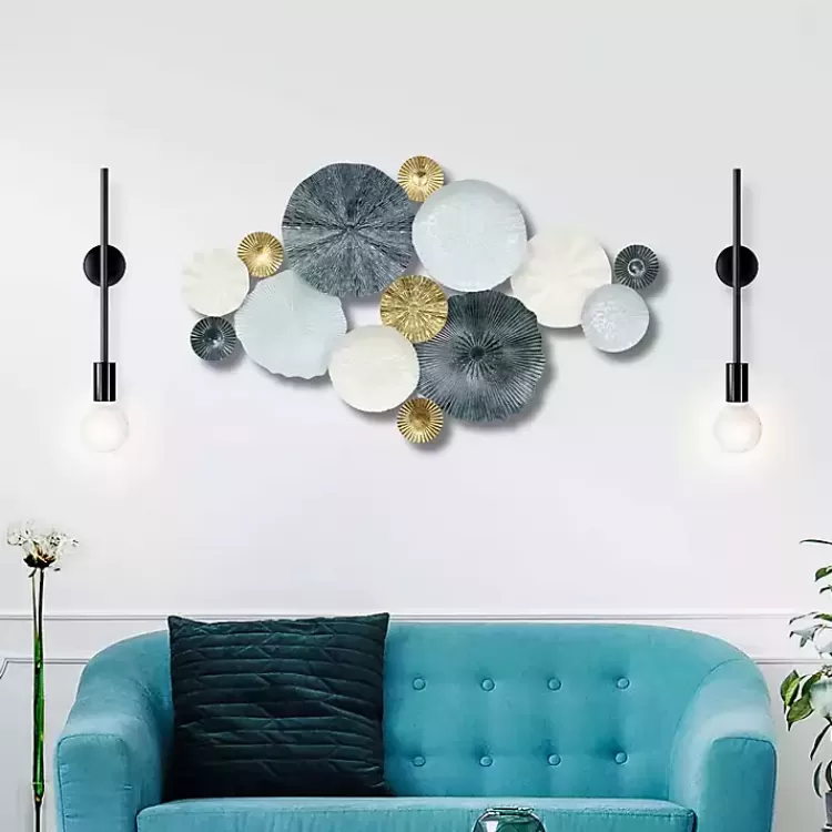 Multicolor Round Panel Sasha Wall Plaque>Kirklands Home Outlet