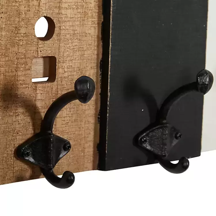 Multicolor Wood Building Wall Hooks>Kirklands Home Online