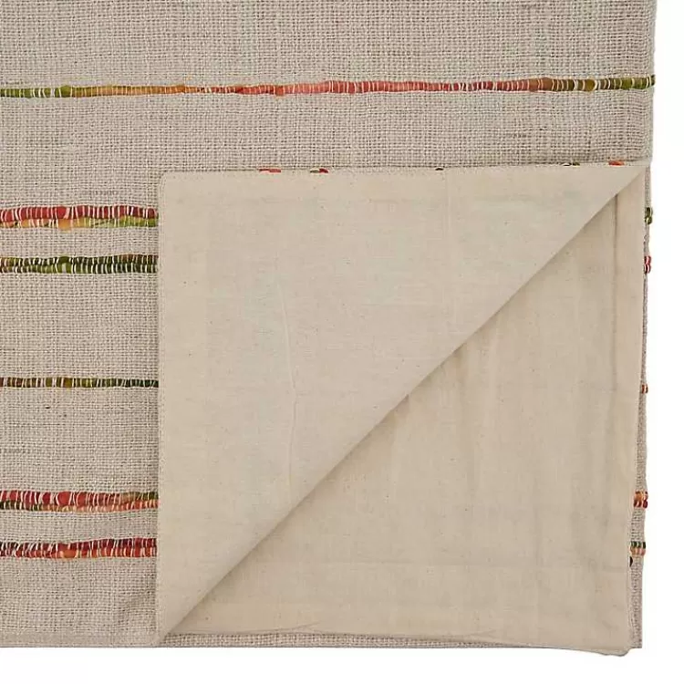Multicolor Woven Lines Table Runner, 54 in.>Kirklands Home Sale