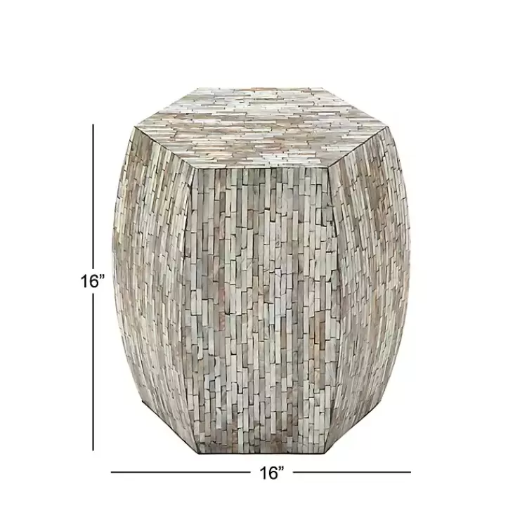 mussel_shell_hexagonal_accent_table_4.webp Mussel Shell Hexagonal Accent Table>Kirklands Home Sale